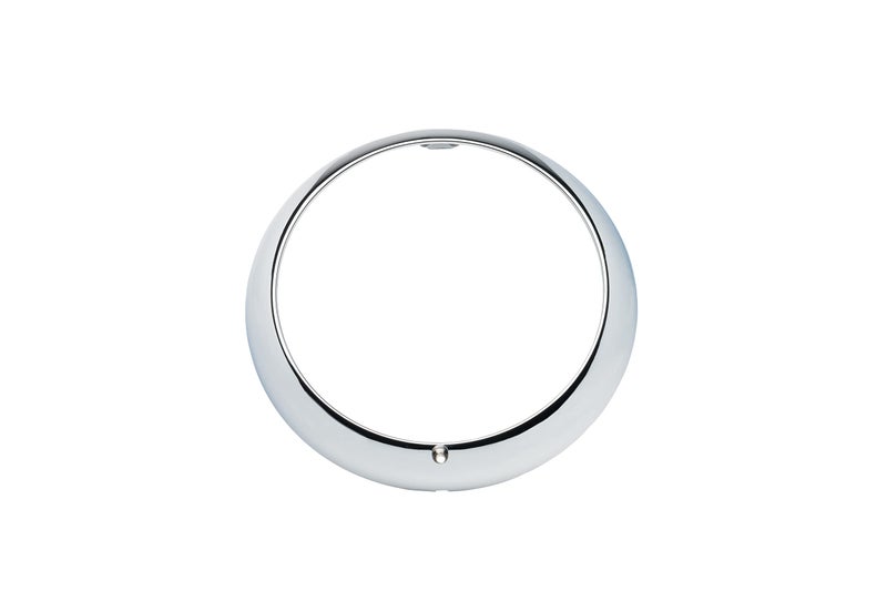 Omix-Ada | 12419.02 | Headlight Bezel Kit, Chrome | OE Reference: 649518 | Fits 1953-1971 Jeep CJ3B / CJ5 / CJ6 - Image 1